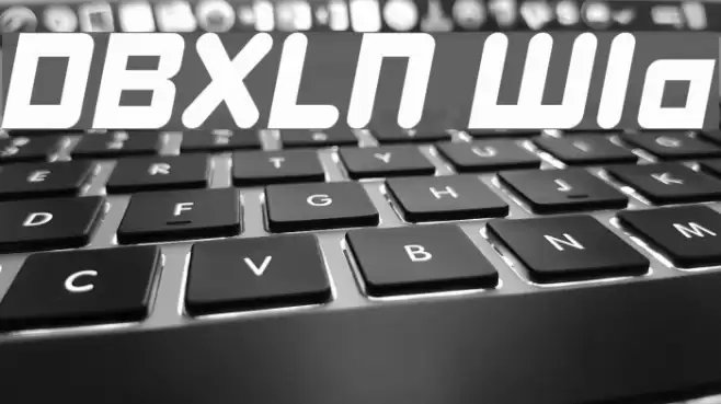 DBXLNightfever WideItalic Font examples