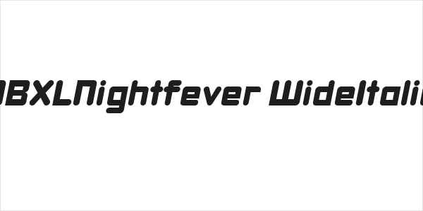 DBXLNightfever WideItalic Logo