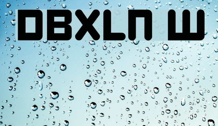 DBXLNightfever Wide Font examples