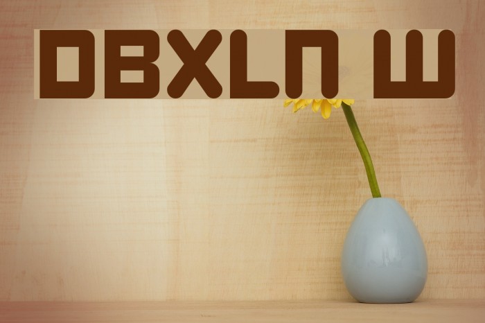 DBXLNightfever Wide Font examples