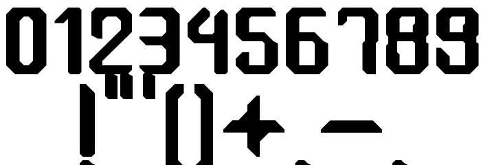 DC Cyborg Font OTHER CHARS