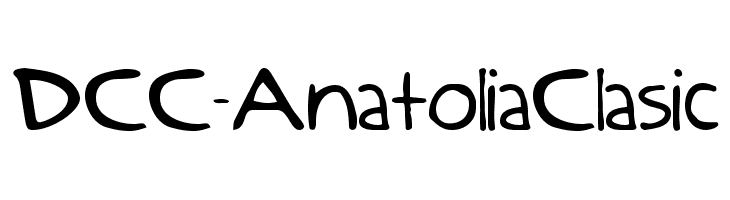 DCC-AnatoliaClasic Fonte