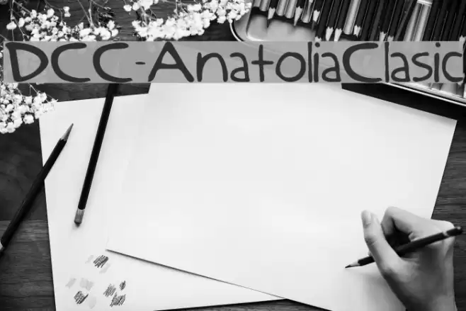 DCC-AnatoliaClasic Schriftart examples