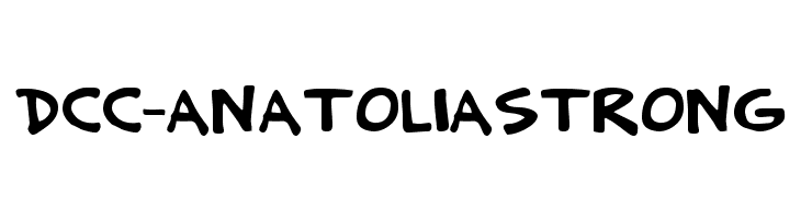 DCC-AnatoliaStrong Font