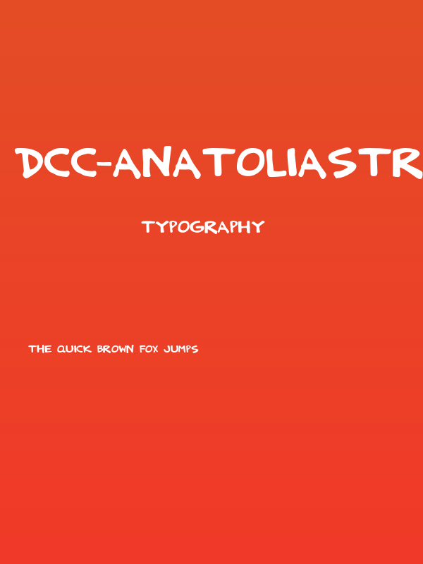 DCC-AnatoliaStrong Poster