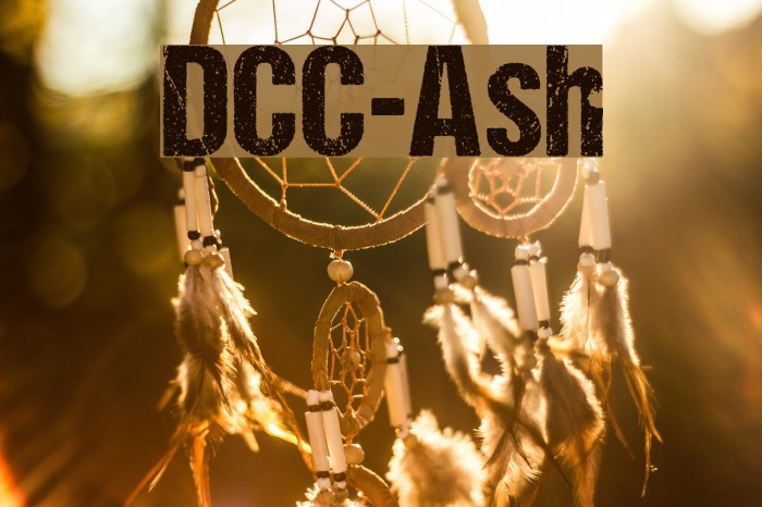 DCC-Ash Font examples