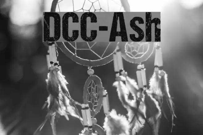 DCC-Ash Font examples