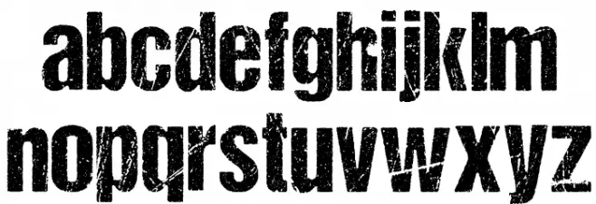 DCC-Ash Font LOWERCASE