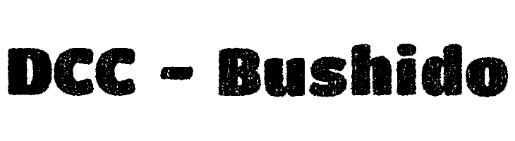 DCC - Bushido  免费字体下载