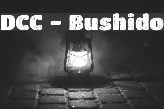 DCC - Bushido Font examples