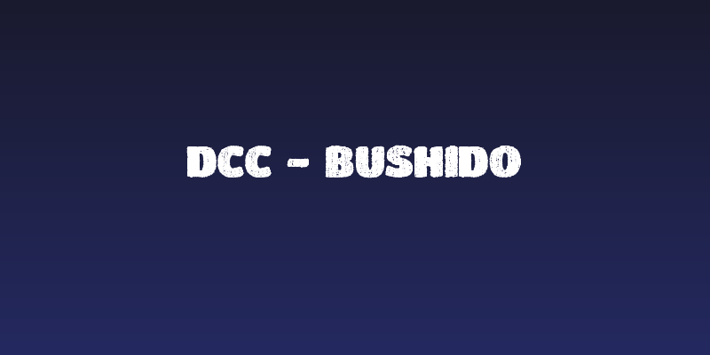 DCC - Bushido Social Header