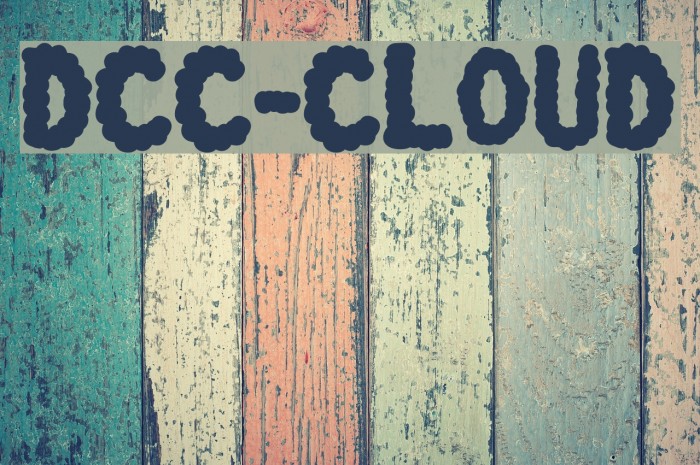 DCC-Cloud Font examples