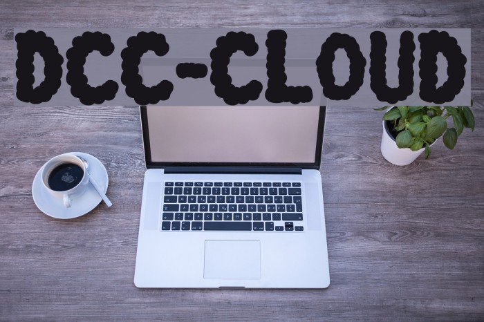DCC-Cloud Font examples