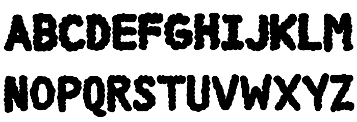 DCC-Cloud Font LOWERCASE