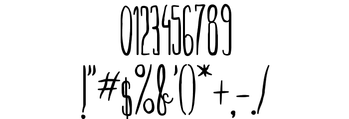 DCC - Long nails Font OTHER CHARS