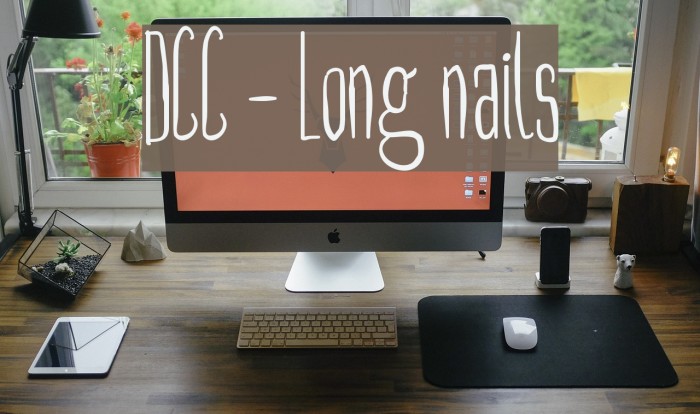 DCC - Long nails Font examples