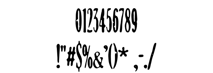 DCC-Manifest Font OTHER CHARS