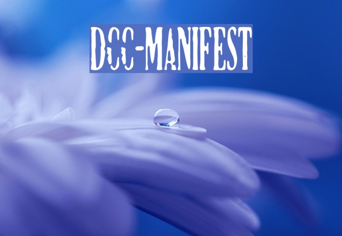 DCC-Manifest Font examples