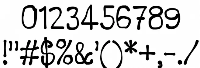 DCC - Marker latino Font OTHER CHARS