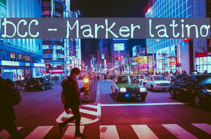 DCC - Marker latino Example 3