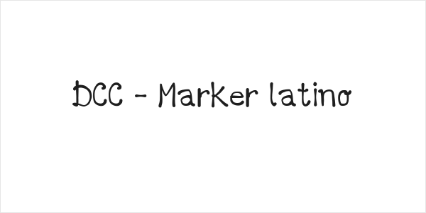 DCC - Marker latino Logo