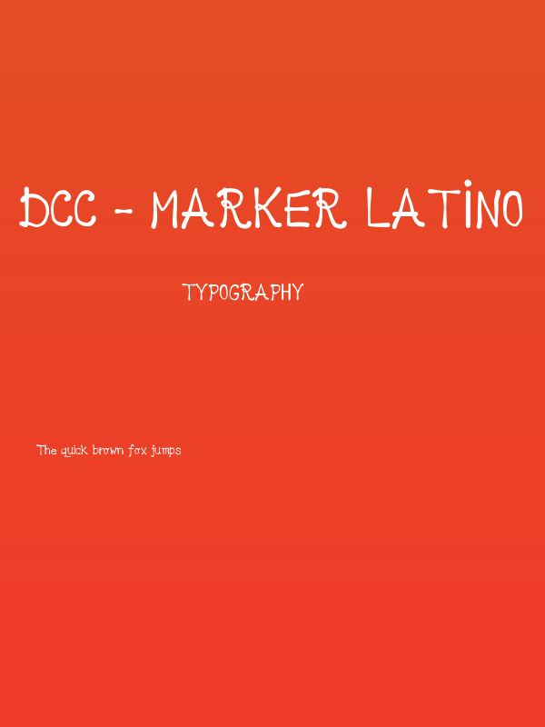 DCC - Marker latino Poster