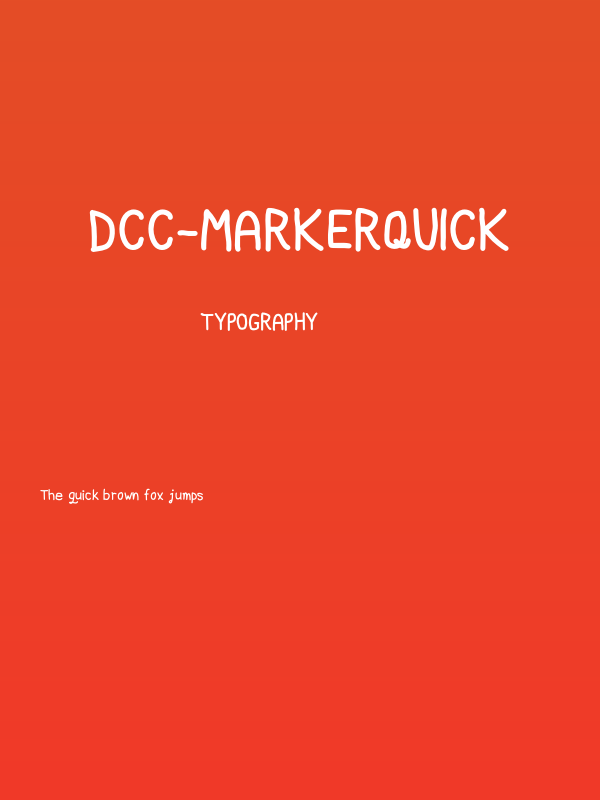 DCC-MarkerQuick Poster
