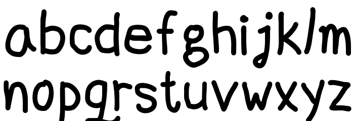 DCC-MarkerQuick Font LOWERCASE