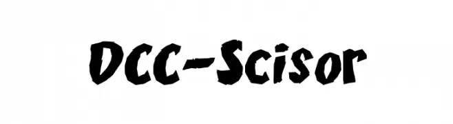 DCC-Scisor  les polices de caractères gratuit tlcharger