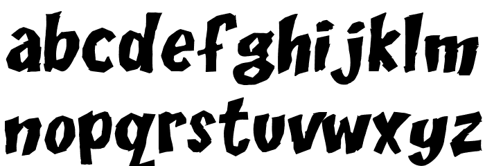 DCC-Scisor Font LOWERCASE