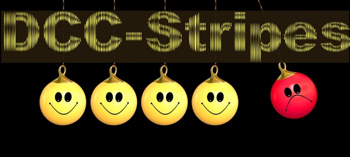 DCC-Stripes Font examples