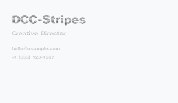 DCC-Stripes Business Card