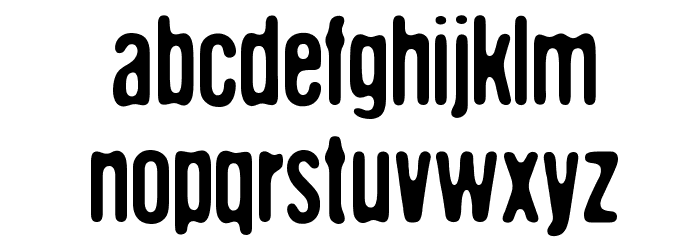 DCC - The aliens are coming Font LOWERCASE