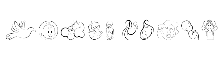 DCOXY stamp Font