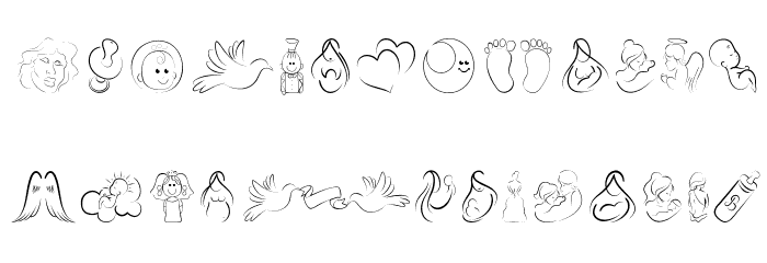 DCOXY stamp Font LOWERCASE