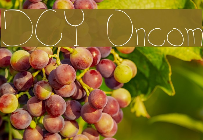 DCY Oncom Font examples