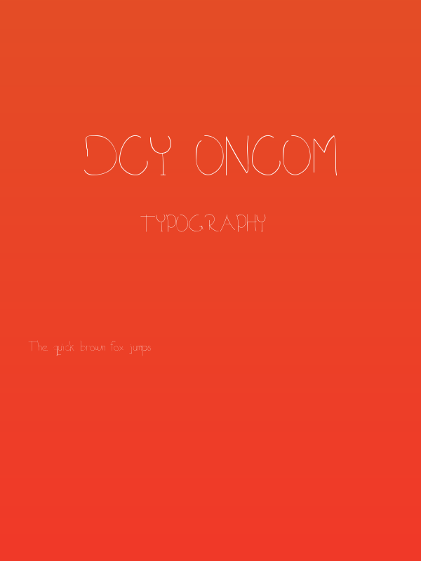 DCY Oncom Poster