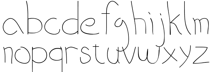 DCY Oncom Font LOWERCASE