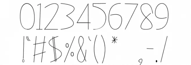 Dcap Шрифта ДРУГИЕ символов