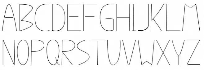 Dcap Шрифта ВЕРХНИЙ