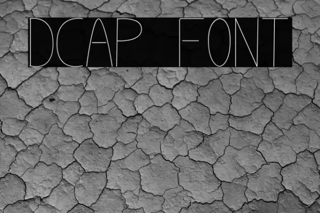 Dcap Шрифта examples