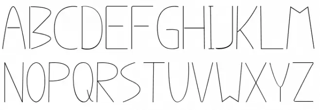 Dcap Шрифта строчной