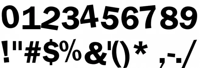 DdaftT-lowercase Font OTHER CHARS