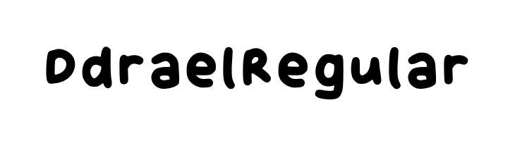 Ddrael Regular  Frei Schriftart Herunterladen