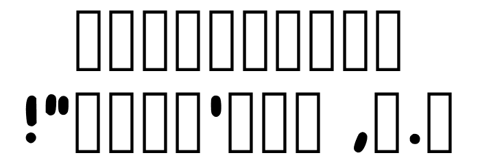 Ddrael Regular Font OTHER CHARS