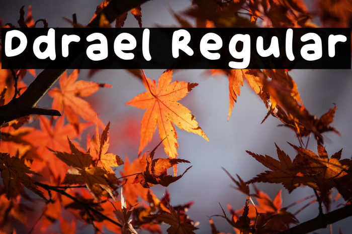 Ddrael Regular Example 1