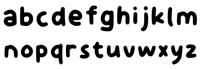 Ddrael Regular Font LOWERCASE
