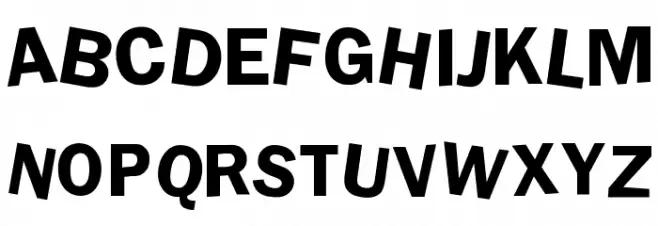 dDAFTt-UPPERcase Caratteri MINUSCOLO