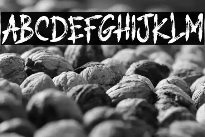 DEAD ATTACK Font examples