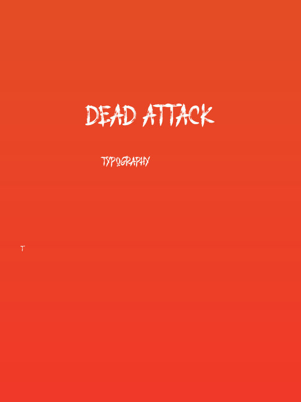 DEAD ATTACK Poster
